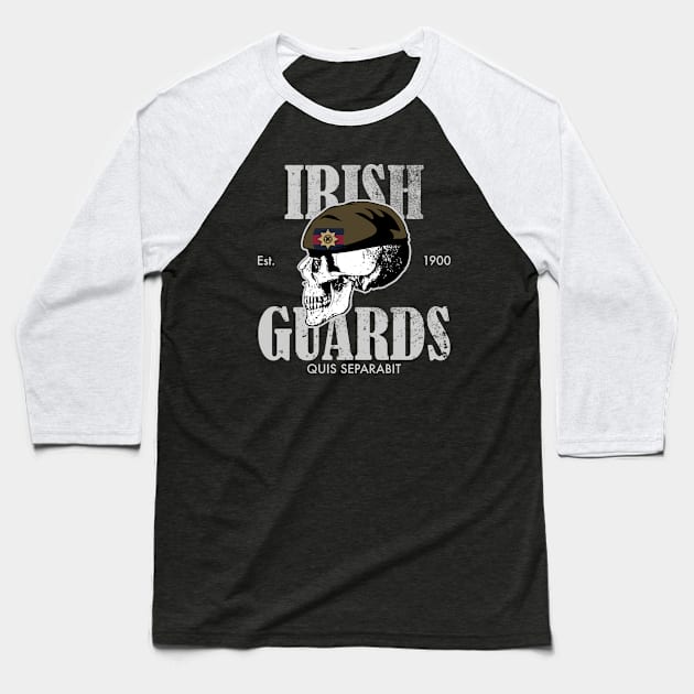 Irish Guards (distressed) Baseball T-Shirt by TCP